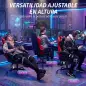 Silla Gamer con Lumbar Masaje Vibración Reclinable 155° Altura Ajustable Reposacabezas y Reposapiés Retráctil Rojo Silla Gamer con Lumbar Masaje Vibración Reclinable 155° Altura Ajustable Reposacabezas y Reposapiés Retráctil Rojo