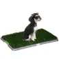 Inodoro para Perros con Césped Sintético, Repuesto y Bandeja Inferior para Interior y Exterior, 67x41x3.5 cm Inodoro para Perros con Césped Sintético, Repuesto y Bandeja Inferior para Interior y Exterior, 67x41x3.5 cm