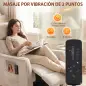 Sillón de Masaje Reclinable con Reposapiés 2 Zonas de Masaje Asiento de Muelles Bolsillos Tapizado en Lino Crema Sillón de Masaje Reclinable con Reposapiés 2 Zonas de Masaje Asiento de Muelles Bolsillos Tapizado en Lino Crema