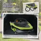Remolque de Bicicleta Perros 2 en 1 Carrito Perros Medianos Plegable con Suspensión Neumáticos Grandes Ventanas Verde Remolque de Bicicleta Perros 2 en 1 Carrito Perros Medianos Plegable con Suspensión Neumáticos Grandes Ventanas Verde