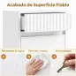 Armario de Baño Alto con Cajón Diseño Acanalado Estante Ajustable Estantes Abiertos para Espacios Pequeños Blanco Armario de Baño Alto con Cajón Diseño Acanalado Estante Ajustable Estantes Abiertos para Espacios Pequeños Blanco
