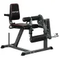 Máquina de Extensión y Curl de Piernas Ajustable con Carga de Placas para Entrenamiento de Cadera Muslos en Gimnasio