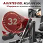 Máquina de Extensión y Curl de Piernas Ajustable con Carga de Placas para Entrenamiento de Cadera Muslos en Gimnasio