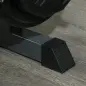 Máquina de Extensión y Curl de Piernas Ajustable con Carga de Placas para Entrenamiento de Cadera Muslos en Gimnasio