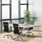 Silla de Escritorio Giratoria Silla de Oficina con Respaldo Alto Ruedas Giratorias Altura Ajustable Función Basculante y Reposab