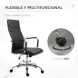 Silla de Escritorio Giratoria Silla de Oficina con Respaldo Alto Ruedas Giratorias Altura Ajustable Función Basculante y Reposab