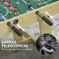 Futbolín para Niños de Madera Mesa de Futbolín con 2 Marcadores 8 Asas y 22 Jugadores 114x78x88 cm Natural Futbolín para Niños de Madera Mesa de Futbolín con 2 Marcadores 8 Asas y 22 Jugadores 114x78x88 cm Natural