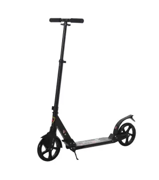 Patinete Plegable Scooter con Manillar Altura Ajustable Patinete Ligero para Adultos y Niños (más de 14 años) Tipo Monopatín con