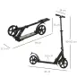 Patinete Plegable Scooter con Manillar Altura Ajustable Patinete Ligero para Adultos y Niños (más de 14 años) Tipo Monopatín con Patinete Plegable Scooter con Manillar Altura Ajustable Patinete Ligero para Adultos y Niños (más de 14 años) Tipo Monopatín con