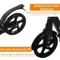 Patinete Plegable Scooter con Manillar Altura Ajustable Patinete Ligero para Adultos y Niños (más de 14 años) Tipo Monopatín con Patinete Plegable Scooter con Manillar Altura Ajustable Patinete Ligero para Adultos y Niños (más de 14 años) Tipo Monopatín con