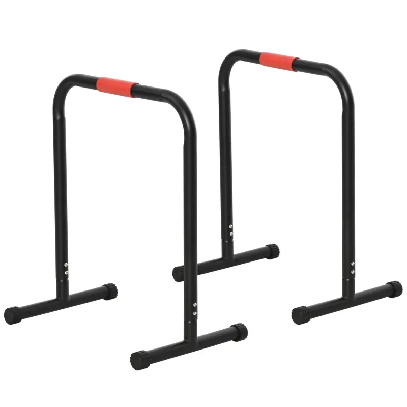 Barras Paralelas Training Soporte con Mango Extra Ancho para Flexiones Inclinadas Musculación Calistenia Dips 63x41x73 cm Negro Barras Paralelas Training Soporte con Mango Extra Ancho para Flexiones Inclinadas Musculación Calistenia Dips 63x41x73 cm Negro