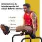 Barras Paralelas Training Soporte con Mango Extra Ancho para Flexiones Inclinadas Musculación Calistenia Dips 63x41x73 cm Negro Barras Paralelas Training Soporte con Mango Extra Ancho para Flexiones Inclinadas Musculación Calistenia Dips 63x41x73 cm Negro