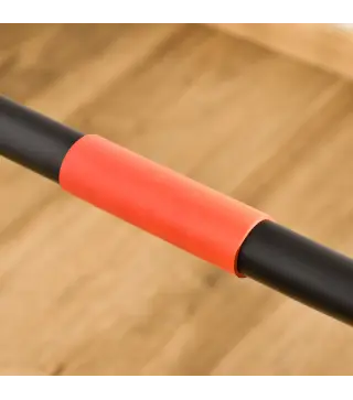 Barras Paralelas Training Soporte con Mango Extra Ancho para Flexiones Inclinadas Musculación Calistenia Dips 63x41x73 cm Negro