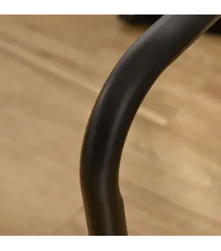 Barras Paralelas Training Soporte con Mango Extra Ancho para Flexiones Inclinadas Musculación Calistenia Dips 63x41x73 cm Negro
