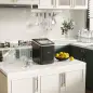 Máquina de Hacer Hielo Autolimpieza 12 kg/24h 9 Cubitos de Hielo en 8 Minutos 2 Tamaños de Cubitos Negro Máquina de Hacer Hielo Autolimpieza 12 kg/24h 9 Cubitos de Hielo en 8 Minutos 2 Tamaños de Cubitos Negro