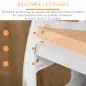 Mueble Zapatero de 3 Puertas para 18-27 Pares de Zapatos Zapatero Moderno con Cajón y Puerta 84x30x132 cm Natural