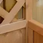Jardinera con Enrejado de Madera Maciza Arriate Macetero con Soporte para Trepadora Cultivos Plantas Flores para Balcón Terraza