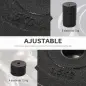 Juego de Mancuernas Ajustables con Barra de Conexión de Acero y Discos Desmontables 8x5 kg 4x1,5 kg Total 50 kg Negro