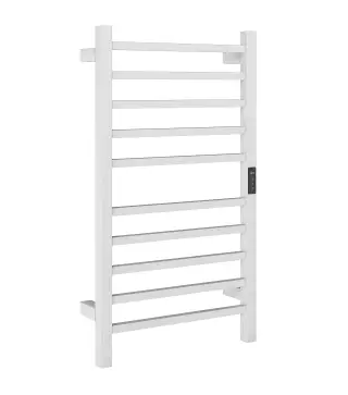 Toallero Eléctrico de Pared con Wi-Fi 10 Barras Temperatura Ajustable y Temporizador IPX4 45x11x80 cm Blanco