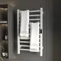 Toallero Eléctrico de Pared con Wi-Fi 10 Barras Temperatura Ajustable y Temporizador IPX4 45x11x80 cm Blanco