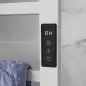 Toallero Eléctrico de Pared con Wi-Fi 10 Barras Temperatura Ajustable y Temporizador IPX4 45x11x80 cm Blanco