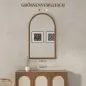 Espejo de Pared 65x110 cm con Marco de Madera en Forma de Ventana Espejo Decorativo para Salón Dormitorio Marrón Oscuro Espejo de Pared 65x110 cm con Marco de Madera en Forma de Ventana Espejo Decorativo para Salón Dormitorio Marrón Oscuro