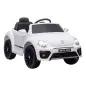 Coche eléctrico para niños VW Coccinelle, 3-5 km/h, con control remoto y música, Blanco