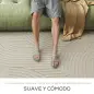 Alfombra Salón 230x160 cm Pelo Corto Estilo Moderno Base Antideslizante Tejida a Máquina Crema Alfombra Salón 230x160 cm Pelo Corto Estilo Moderno Base Antideslizante Tejida a Máquina Crema
