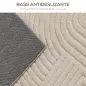 Alfombra Salón 230x160 cm Pelo Corto Estilo Moderno Base Antideslizante Tejida a Máquina Crema Alfombra Salón 230x160 cm Pelo Corto Estilo Moderno Base Antideslizante Tejida a Máquina Crema