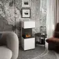 Chimenea de bioetanol de sobre pies con quemador 1,2L, aproximadamente 3H de duración de combustión, cobertura 20 a 25 m² Chimenea de bioetanol de sobre pies con quemador 1,2L, aproximadamente 3H de duración de combustión, cobertura 20 a 25 m²