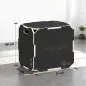 Cajón Pliométrico de Madera 3 en 1 con 3 Alturas Diferentes Asas sin Esquinas Entrenamiento de Salto 51x48x41 cm