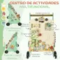 Andador Madera Bebé Control Velocidad Xilófono Engranajes Laberinto Cuentas Centro de Actividades Montessori Verde Andador Madera Bebé Control Velocidad Xilófono Engranajes Laberinto Cuentas Centro de Actividades Montessori Verde