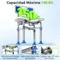 Silla Ducha Personas Mayores Antideslizante con Respaldo Altura Ajustable Soporte para Alcachofa Carga 150 kg Azul Silla Ducha Personas Mayores Antideslizante con Respaldo Altura Ajustable Soporte para Alcachofa Carga 150 kg Azul