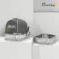 Arenero para Gatos de Acero Inoxidable con Tapa Bolsa Desodorizante Pala Fácil de Limpiar 52,4x41,3x39,9 cm Gris Oscuro