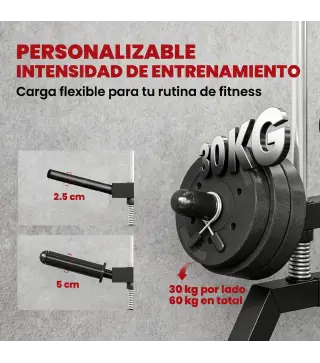 Máquina Polea Alta y Baja de Pared de Polea Ajustable en 16 Posiciones con Barra para Jalones para Casa en Gimnasio