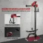 Máquina Polea Alta y Baja de Pared de Polea Ajustable en 16 Posiciones con Barra para Jalones para Casa en Gimnasio Máquina Polea Alta y Baja de Pared de Polea Ajustable en 16 Posiciones con Barra para Jalones para Casa en Gimnasio