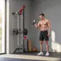 Máquina Polea Alta y Baja de Pared de Polea Ajustable en 16 Posiciones con Barra para Jalones para Casa en Gimnasio Máquina Polea Alta y Baja de Pared de Polea Ajustable en 16 Posiciones con Barra para Jalones para Casa en Gimnasio