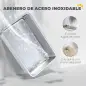 Arenero para Gatos Cubierto con Bandeja de Acero Inoxidable Tapa Extraíble Bordes Altos Fácil de Limpiar Gris Oscuro Arenero para Gatos Cubierto con Bandeja de Acero Inoxidable Tapa Extraíble Bordes Altos Fácil de Limpiar Gris Oscuro