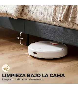 Cama 135x190 cm con Almacenaje Inferior Tapizada y Cabecero Acolchado con Orejas Gris