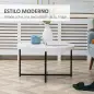 Mesa de Centro Mesa de Salón Redonda con Encimera Símil Mármol y Marco de Metal Estilo Moderno 80x80x45 cm Blanco