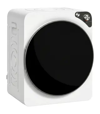 Secadora de Ropa Compacta 5 kg 1000W con 5 Modos de Secado Tambor de Acero Inoxidable Blanco