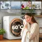 Secadora de Ropa Compacta 5 kg 1000W con 5 Modos de Secado Tambor de Acero Inoxidable Blanco