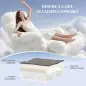 Sillón Relax Reclinable Eléctrico Levanta Personas de Cuero PU Control Remoto Asiento con Resorte Reposapiés Gris Sillón Relax Reclinable Eléctrico Levanta Personas de Cuero PU Control Remoto Asiento con Resorte Reposapiés Gris