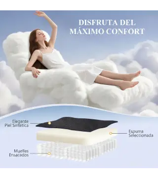 Sillón Relax Reclinable Eléctrico Levanta Personas de Cuero PU Control Remoto Asiento con Resorte Reposapiés Gris