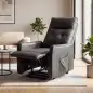 Sillón Relax Reclinable Eléctrico Levanta Personas de Cuero PU Control Remoto Asiento con Resorte Reposapiés Gris Sillón Relax Reclinable Eléctrico Levanta Personas de Cuero PU Control Remoto Asiento con Resorte Reposapiés Gris