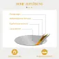 Espejo Decorativo de Pared Adorno de Pared Metálico Ø65 cm con Ganchos para Salón Dormitorio Pasillo Dorado Espejo Decorativo de Pared Adorno de Pared Metálico Ø65 cm con Ganchos para Salón Dormitorio Pasillo Dorado