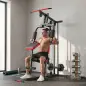 Máquina de Musculación con Polea Alta y Baja Prensa de Pecho y Piernas Compatible con Discos 25 y 50 mm (No Incluidos) Máquina de Musculación con Polea Alta y Baja Prensa de Pecho y Piernas Compatible con Discos 25 y 50 mm (No Incluidos)