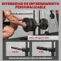 Máquina de Musculación con Polea Alta y Baja Prensa de Pecho y Piernas Compatible con Discos 25 y 50 mm (No Incluidos) Máquina de Musculación con Polea Alta y Baja Prensa de Pecho y Piernas Compatible con Discos 25 y 50 mm (No Incluidos)