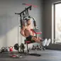 Máquina de Musculación con Polea Alta y Baja Prensa de Pecho y Piernas Compatible con Discos 25 y 50 mm (No Incluidos) Máquina de Musculación con Polea Alta y Baja Prensa de Pecho y Piernas Compatible con Discos 25 y 50 mm (No Incluidos)