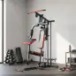 Máquina de Musculación con Polea Alta y Baja Prensa de Pecho y Piernas Compatible con Discos 25 y 50 mm (No Incluidos) Máquina de Musculación con Polea Alta y Baja Prensa de Pecho y Piernas Compatible con Discos 25 y 50 mm (No Incluidos)